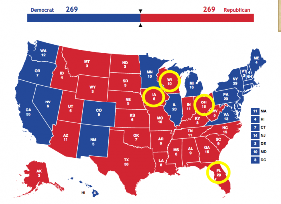 2016 Map Of Us For Whos Won Each State In Politicks Map